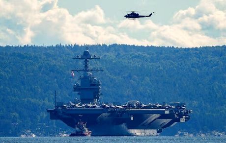 ناو هواپیمابر جرالد فورد از مدار خارج شد