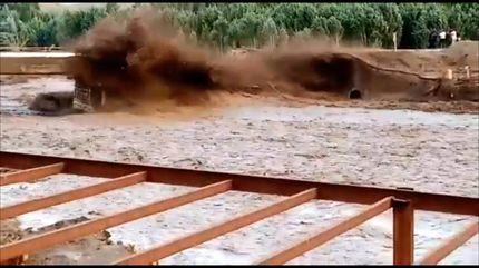 بدلیل سیل، محورهای چالدران -شوط و چالدران-چایپاره مسدود شد