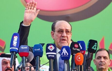 نوری مالکی: انحلال حشدالعبی شایعه است