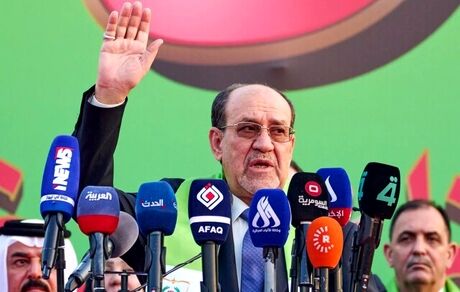 نوری مالکی: انحلال حشدالعبی شایعه است