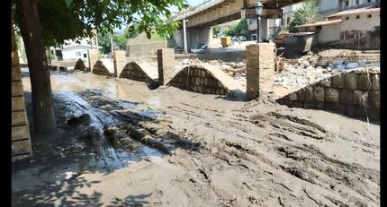 خسارت ۱۰ میلیاردی سیلاب به استان مازندران