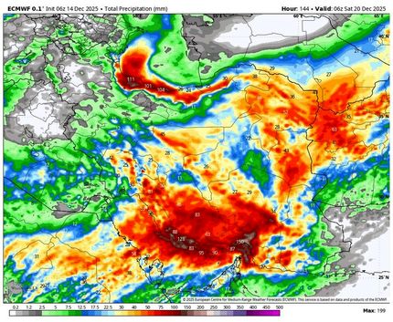 بارندگی تقریبا در همه استان‌های کشور تا پایان هفته