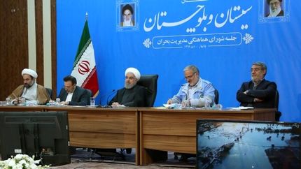 روحانی: نداشتن تلفات جانی در سیل جای افتخار دارد