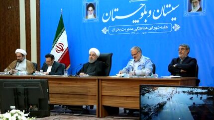 روحانی: نداشتن تلفات جانی در سیل جای افتخار دارد