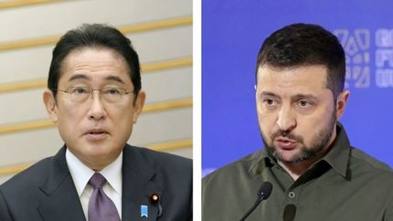 نخست وزیر ژاپن بدون اعلام قبلی به اوکراین سفر کرد