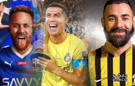 هشت فوتبالیست از ۱۰ رتبه اول این فهرست در لیگ عربستان هستند