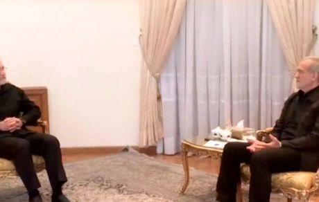 لاریجانی با رئیس جمهور منتخب دیدار کرد