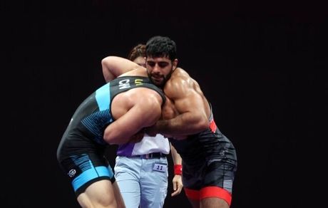 صعود فرنگی کار وزن ۹۷ کیلوگرم ایران به نیمه نهایی المپیک