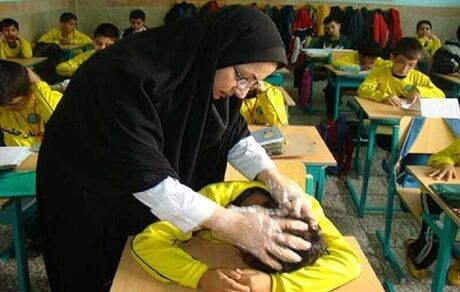 شیوع شپش در مدارس دخترانه تحت کنترل است