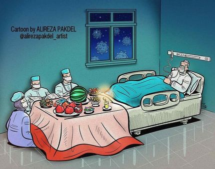 کارتون| شب یلدای پرستاران رو ببینید!