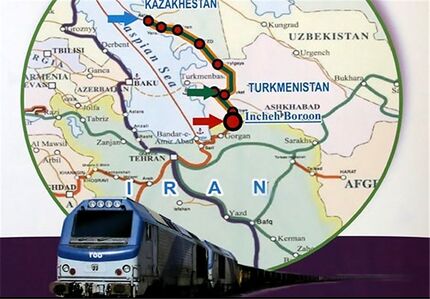 ساخت دو خط جدید ریلی در مرز ریلی ایران و ترکمنستان