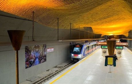 یک ایستگاه مترو در شیراز افتتاح شد