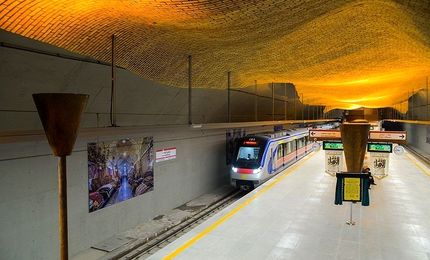 یک ایستگاه مترو در شیراز افتتاح شد