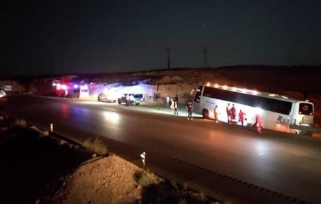 یک حادثه دیگر برای اتوبوس‌ها در استان سمنان