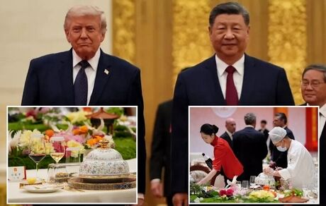 ترامپ در سفر به چین، غذای چینی نخورد
