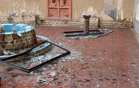 آسیب دیدن کاخ‌موزه سلیمانیه و برخی بناهای تاریخی شهر کرج در پی حملات هوایی اخیر 