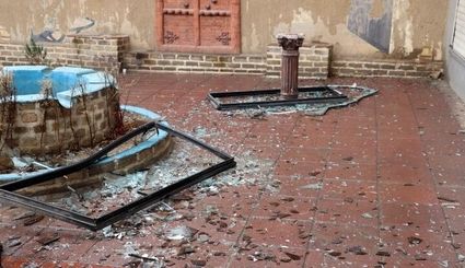 آسیب دیدن کاخ‌موزه سلیمانیه و برخی بناهای تاریخی شهر کرج در پی حملات هوایی اخیر 