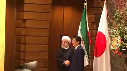 استقبال رسمی نخست وزیر ژاپن از رئیس جمهوری اسلامی ایران