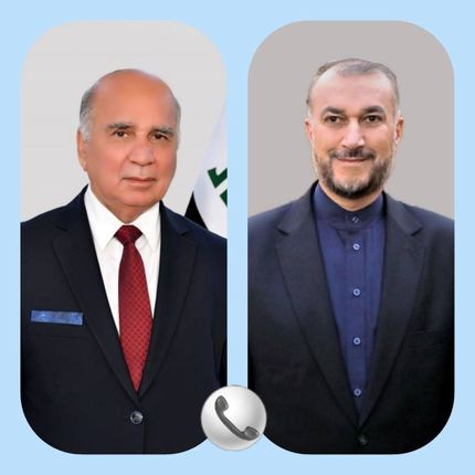 امیرعبداللهیان، وزیر خارجه عراق را به ایران دعوت کرد