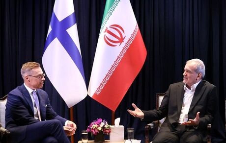 رئیس جمهور کشورمان با همتای فنلاندی دیدار کرد