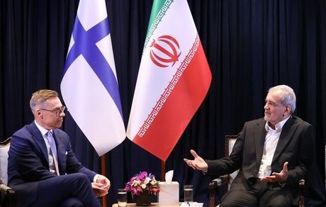 رئیس جمهور کشورمان با همتای فنلاندی دیدار کرد