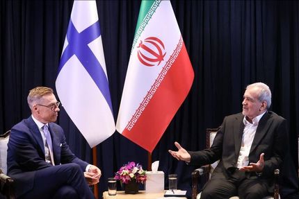 رئیس جمهور کشورمان با همتای فنلاندی دیدار کرد