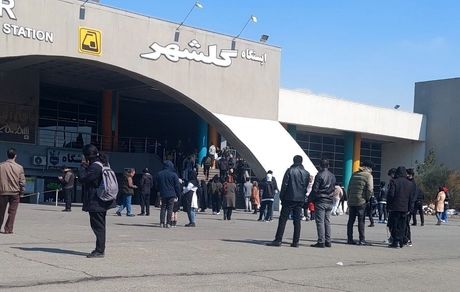 حریق قطار مترو گلشهر