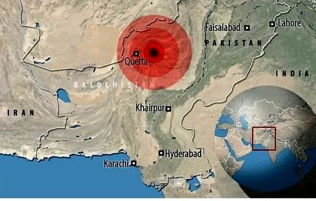 ۲۲۰ کشته و مجروح درپی وقوع زمین لرزه در پاکستان