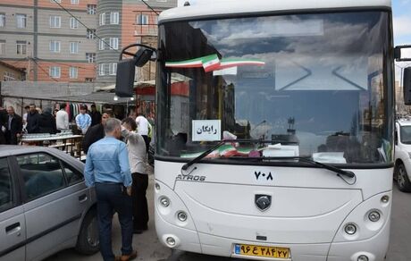 جابجایی بدون هزینه شهروندان ارومیه‌ای به باغ رضوان در آخرین پنجشنبه ۱۴۰۴ / اتوبوس‌های ملکی رایگان شد