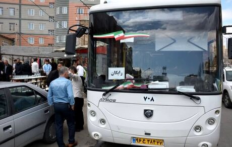جابجایی بدون هزینه شهروندان ارومیه‌ای به باغ رضوان در آخرین پنجشنبه ۱۴۰۴ / اتوبوس‌های ملکی رایگان شد