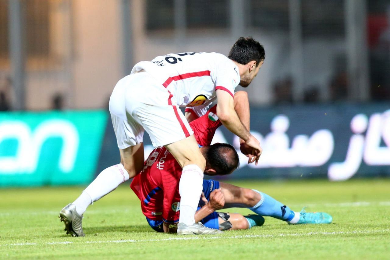 بازی پرسپولیس و نساجی و جشن قهرمانی سرخپوشان