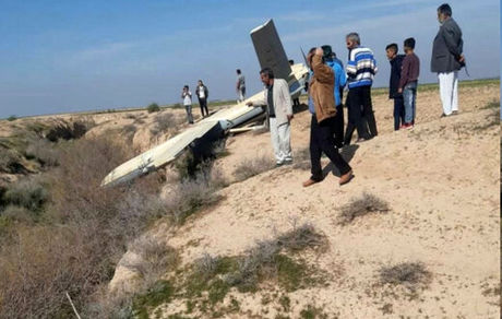 ویدیو | سقوط یک پهپاد ایرانی در ملاثانی خوزستان