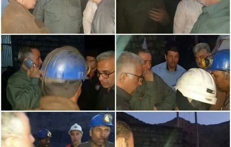 پیکر بی‌جان ۶ معدنچی محبوس معدن رزمجاه طزره بیرون کشیده شد
