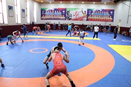 برگزاری اردوی تیم ملی کشتی آزاد نونهالان در ارومیه