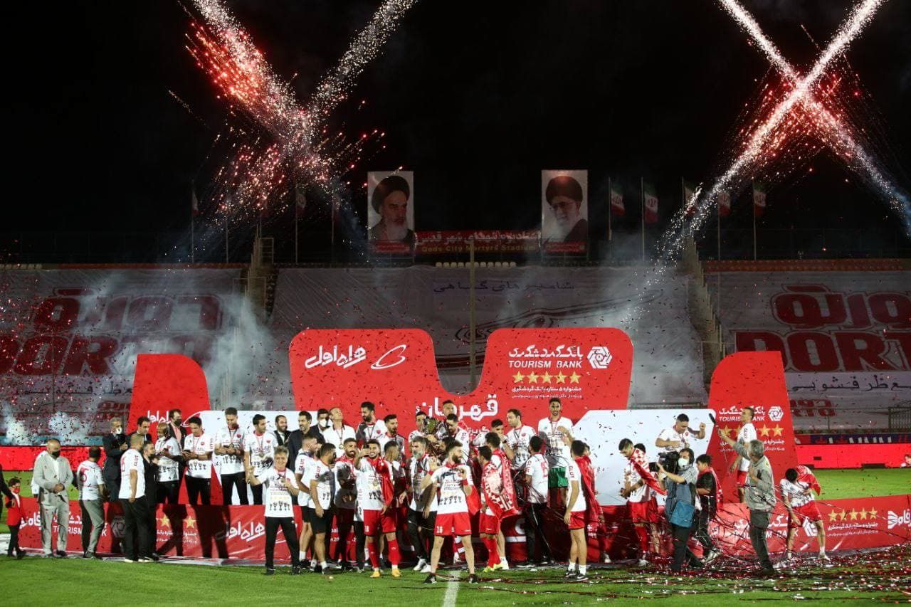 جشن پنجمین قهرمانی متوالی پرسپولیس در لیگ برتر