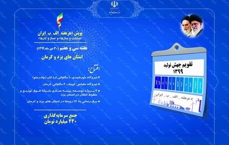 ۶ پروژه صنعت برق با سرمایه گذاری ۲۴۰ میلیارد تومان افتتاح می شود