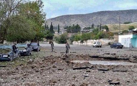 اصابت ۱۰ راکت دیگر جنگ قره باغ به خاک ایران