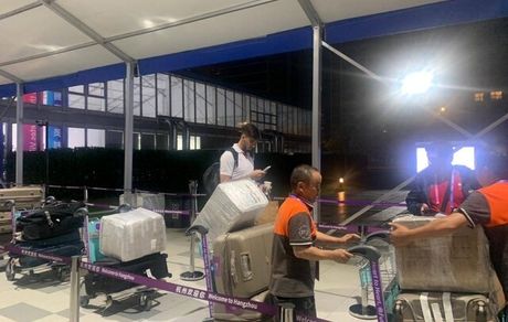 تیم ملی والیبال به هانگژو رسید