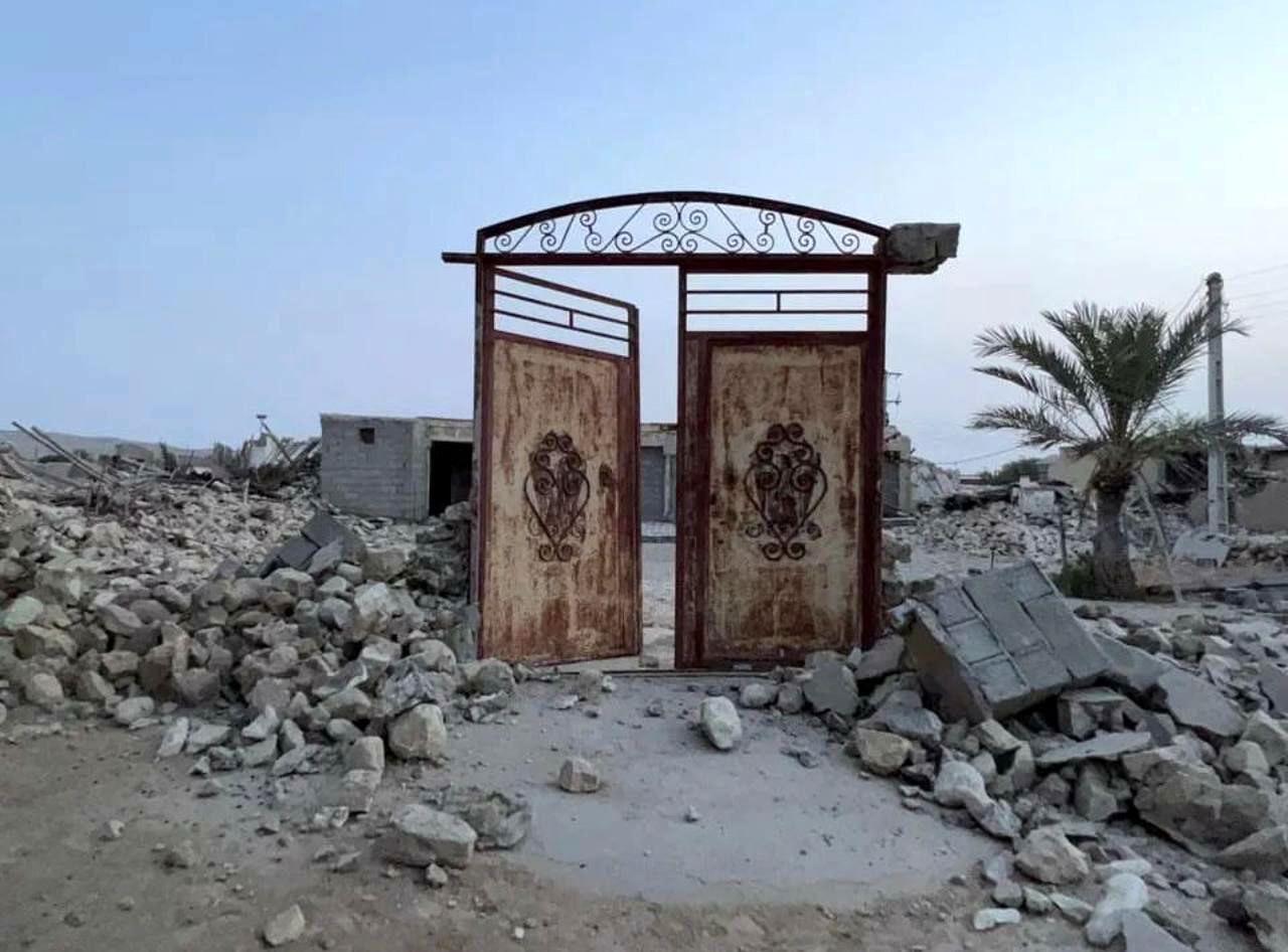 تصاویر زلزله نسبتا شدید استان هرمزگان