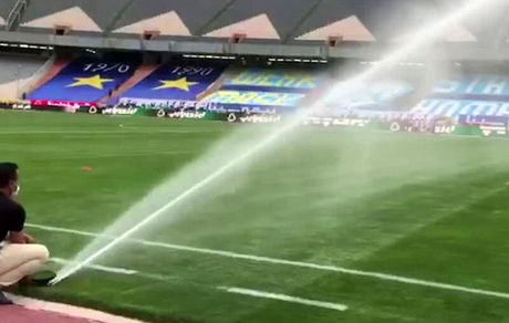 چمن ورزشگاه آزادی به بیماری قارچی مبتلا شده است!