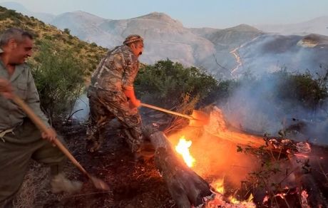 پارک ملی گلستان همچنان می‌سوزد