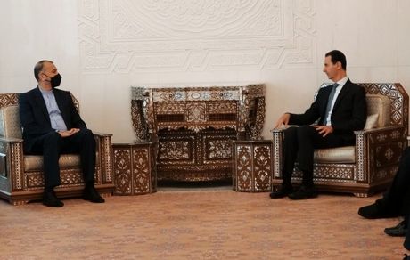 دیدار وزیر امور خارجه به بشار اسد