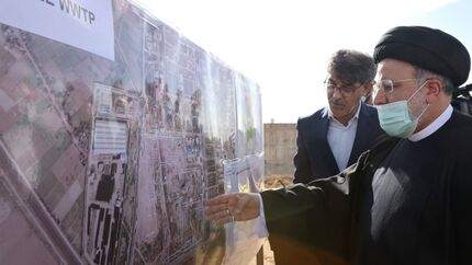 بازدید رئیس جمهور از بزرگ‌ترین تصفیه‌خانه فاضلاب ایران 