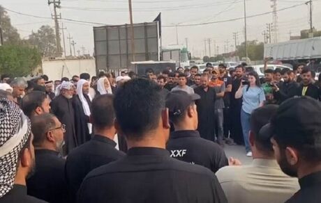 اعتراضات در بصره عراق بدلیل بحران آب