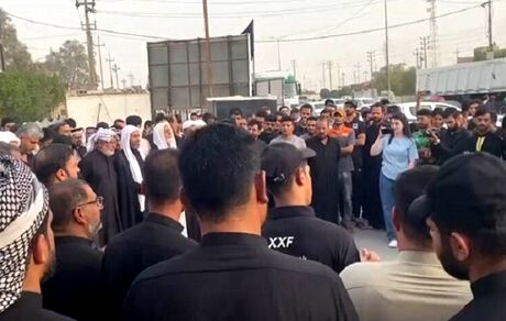 اعتراضات در بصره عراق بدلیل بحران آب