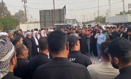 اعتراضات در بصره عراق بدلیل بحران آب