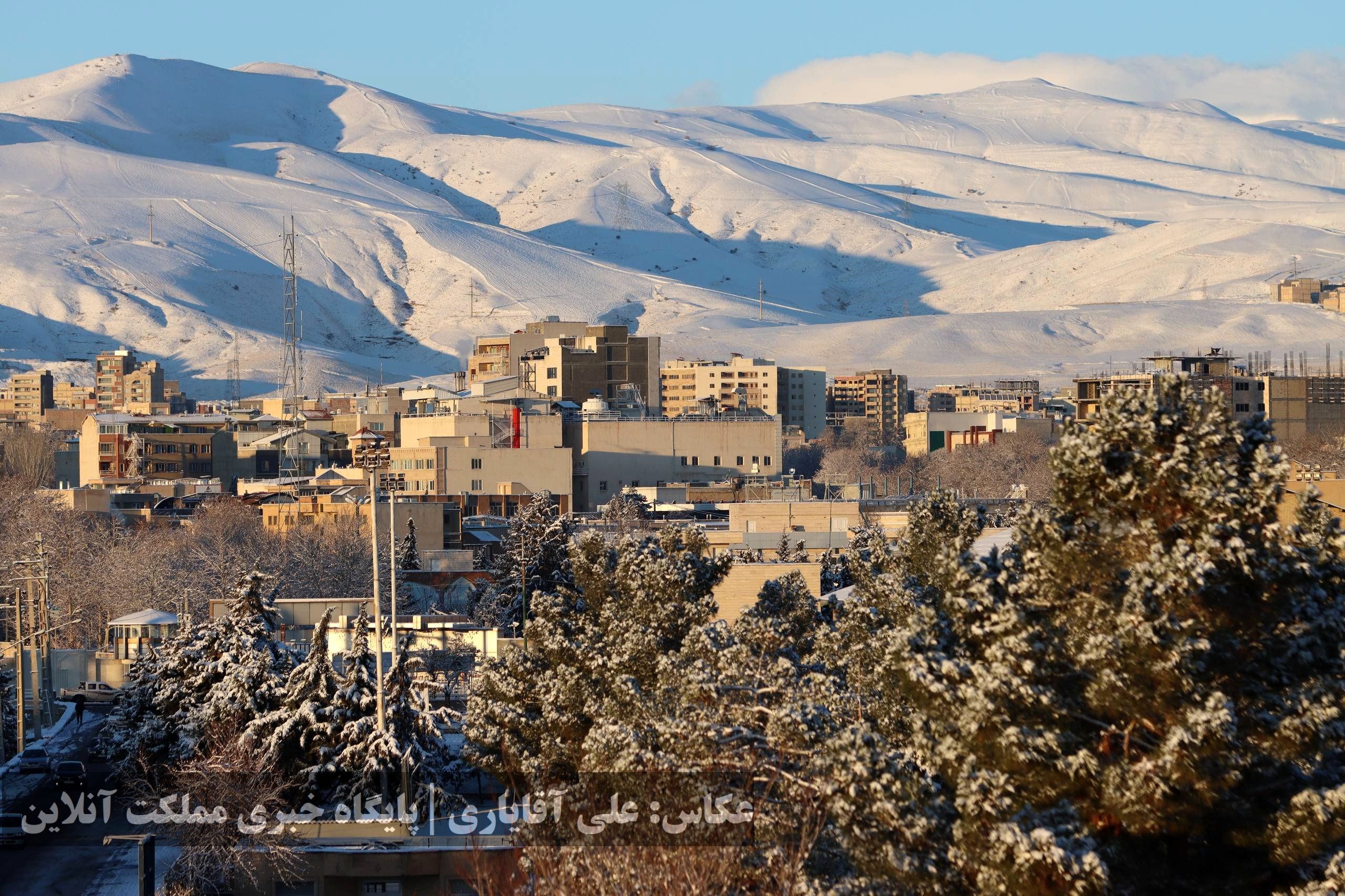 بارش برف در ارومیه