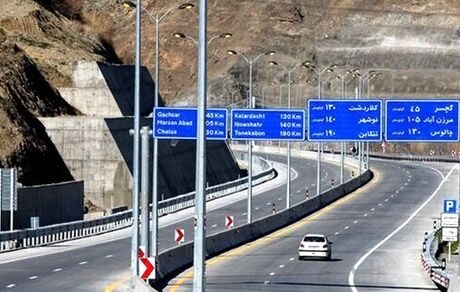 آزادراه تهران-شمال باز شد