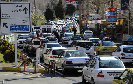 تردد در محور کرج_ چالوس یک طرفه شد