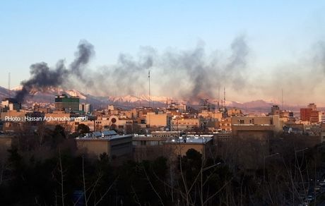 جزئیات آتش سوزی ساختمان ۵ طبقه در تهران
